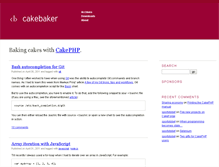 Tablet Screenshot of cakebaker.42dh.com